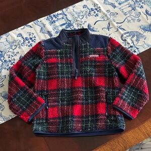 Vineyard Vines Red and Blue Kids Fleece Jacket